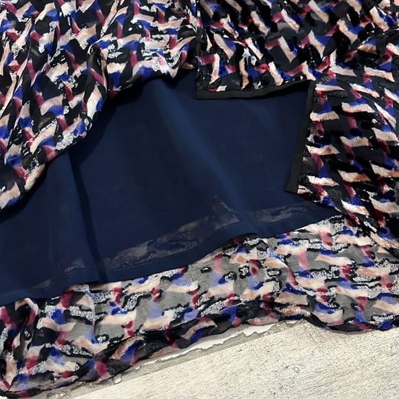 Marc By Marc Jacobs Velvet Devore Puzzle Dress Size 2 - Picture 13 of 13